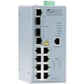 Allied Telesis 8-Port 10/100T Industrial Managed Poe Switch w/ 2 Sfp Combo Ports AT-IFS802SP/POE(W)-80